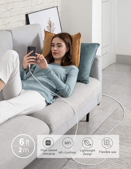 Load image into Gallery viewer, 4Pack [Apple Mfi Certified] Lightning Cable 3Ft, Apple Lightning to USB Cable 3 Foot, Iphone Charger Cord Fast Charging Cable Compatible Apple Iphone 13/12/11 Pro Max Xs X XR 8 7 Ipad and More (White
