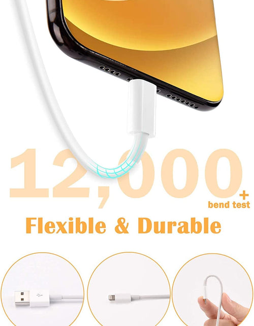 Load image into Gallery viewer, 4Pack [Apple Mfi Certified] Lightning Cable 3Ft, Apple Lightning to USB Cable 3 Foot, Iphone Charger Cord Fast Charging Cable Compatible Apple Iphone 13/12/11 Pro Max Xs X XR 8 7 Ipad and More (White

