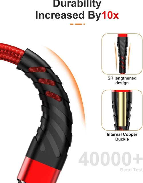 Load image into Gallery viewer, (2 Pack) Long Iphone Charger 10Ft for [Mfi Certified], 10 Foot Lightning Cable Fast Charging Cord 10 Feet for Iphone 13/12/12 Pro/11/11 Pro/11 Pro Max/Xs/Xs Max/Xr/X/8/8 Plus/7/7 Plus/6 Plus
