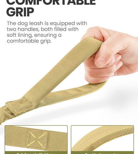 Bungee Dog Leash, Improved Dog Safety & Comfort