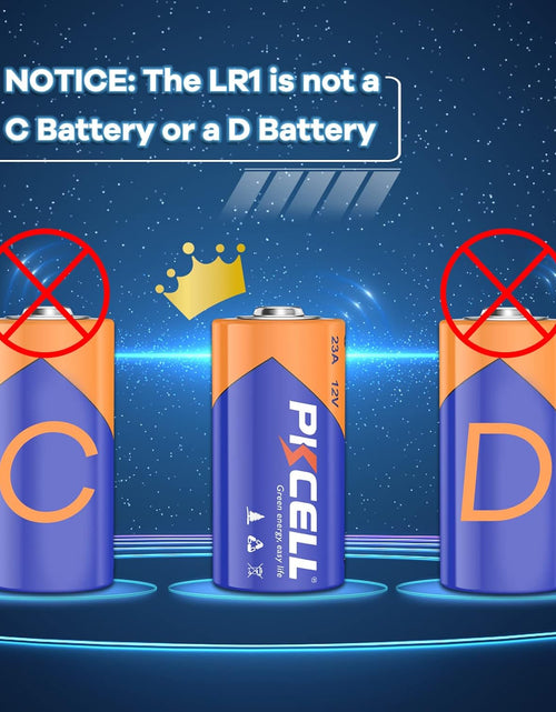 Load image into Gallery viewer, 20 Counts 1.5V LR1/MN9100/E90/N Size Alkaline Batteries,Leak-Proof Batteries,High Performance and Powerful Batteries,Suitable for All Kinds of Electronic Equipment
