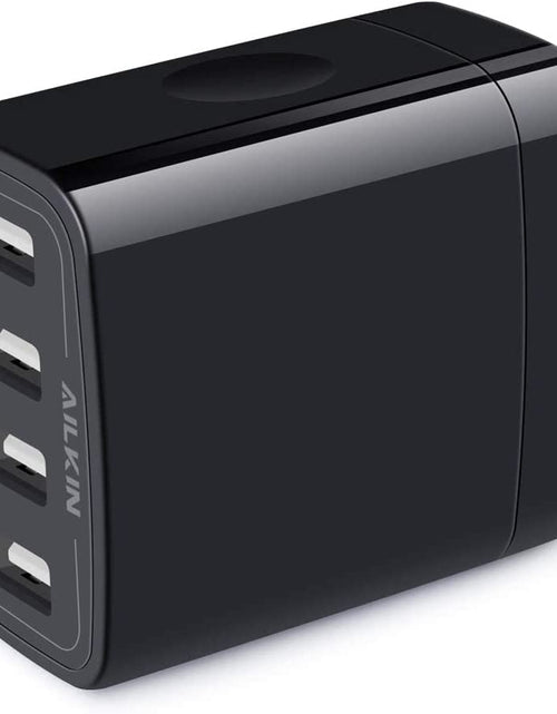 Load image into Gallery viewer, Wall Charger, USB Charger Adapter,  4.8A 4Multi Port Fast Charging Station Power Base Block Plug Cube Brick for Iphone 15 14 SE 13 12 11Pro Max/Xr/Xs/8Plus, Samsung A14/A13/S23/S22 Kindle Plug
