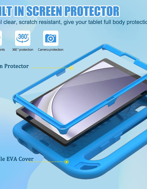 Load image into Gallery viewer, Kids Case for Samsung Galaxy Tab A7 Lite 8.7 Inch 2021(Sm-T220/T225),Tab A7 Lite Case with Built-In Screen Protector, Shockproof Handle Stand Kids Case for Samsung Galaxy Tab A7 Lite 2021 - Blue
