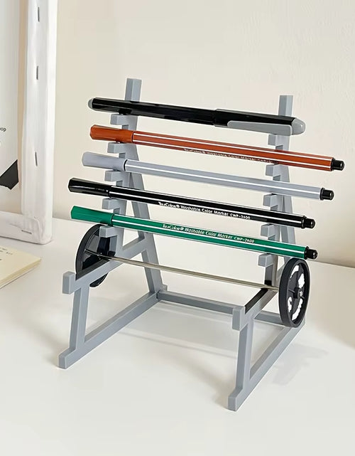 Load image into Gallery viewer, Barbell Pen Holder – Lift Your Desk Game!
