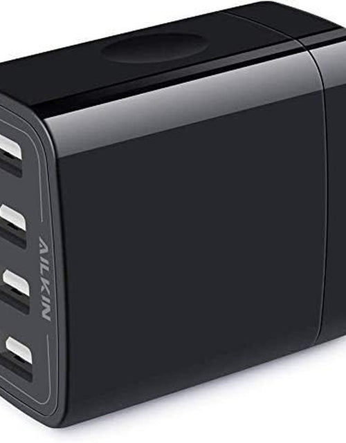 Load image into Gallery viewer, Wall Charger, USB Charger Adapter,  4.8A 4Multi Port Fast Charging Station Power Base Block Plug Cube Brick for Iphone 15 14 SE 13 12 11Pro Max/Xr/Xs/8Plus, Samsung A14/A13/S23/S22 Kindle Plug
