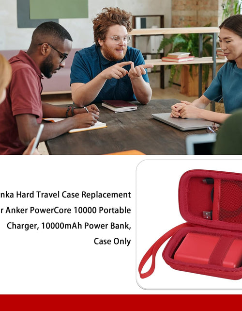 Load image into Gallery viewer, Hard Travel Case Replacement for Anker Powercore Speed 10000 10000Mah QC Charge 3.0 Portable External Charger Battery Power Bank (Red)
