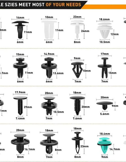 Load image into Gallery viewer, Ultimate Car Fastener Clip Kit – All-In-One Auto Body Repair Solution
