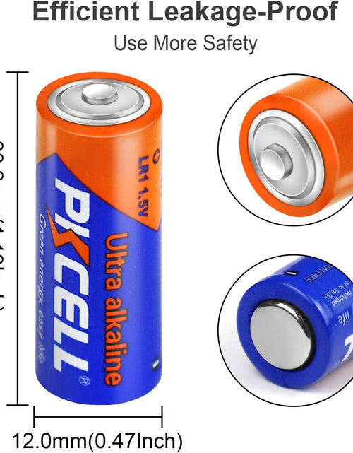 Load image into Gallery viewer, 20 Counts 1.5V LR1/MN9100/E90/N Size Alkaline Batteries,Leak-Proof Batteries,High Performance and Powerful Batteries,Suitable for All Kinds of Electronic Equipment
