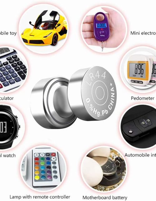 Load image into Gallery viewer, 30 Count - LR44 AG13 357 SR44 A76 303 Battery 1.5V Button Coin Cell Batteries
