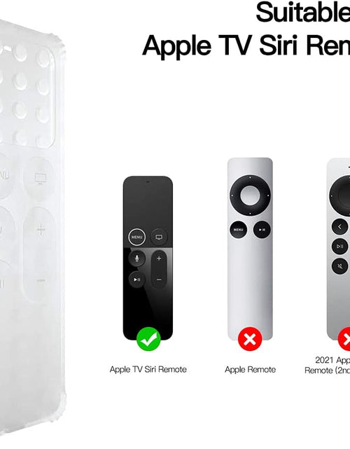 Load image into Gallery viewer, Protective Case Compatible for Apple TV 4K/4Th/Hd Siri Remote (1St Generation) - Lightweight [Anti Slip] Shock Proof Silicone Cover for Apple TV Siri Remote Controller (Green Glow in the Dark)
