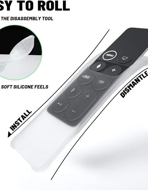 Load image into Gallery viewer, Protective Case Compatible for Apple TV 4K/4Th/Hd Siri Remote (1St Generation) - Lightweight [Anti Slip] Shock Proof Silicone Cover for Apple TV Siri Remote Controller (Green Glow in the Dark)
