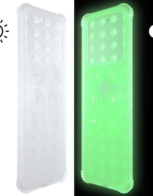 Load image into Gallery viewer, Protective Case Compatible for Apple TV 4K/4Th/Hd Siri Remote (1St Generation) - Lightweight [Anti Slip] Shock Proof Silicone Cover for Apple TV Siri Remote Controller (Green Glow in the Dark)
