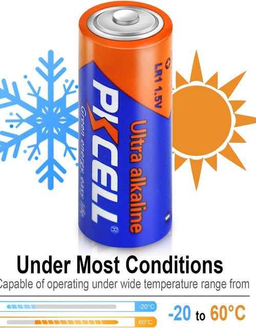 Load image into Gallery viewer, 20 Counts 1.5V LR1/MN9100/E90/N Size Alkaline Batteries,Leak-Proof Batteries,High Performance and Powerful Batteries,Suitable for All Kinds of Electronic Equipment
