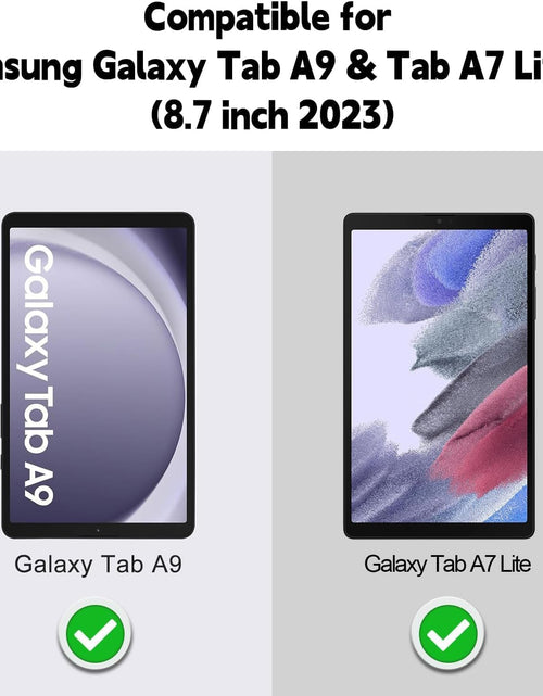 Load image into Gallery viewer, Kids Case for Samsung Galaxy Tab A7 Lite 8.7 Inch 2021(Sm-T220/T225),Tab A7 Lite Case with Built-In Screen Protector, Shockproof Handle Stand Kids Case for Samsung Galaxy Tab A7 Lite 2021 - Blue
