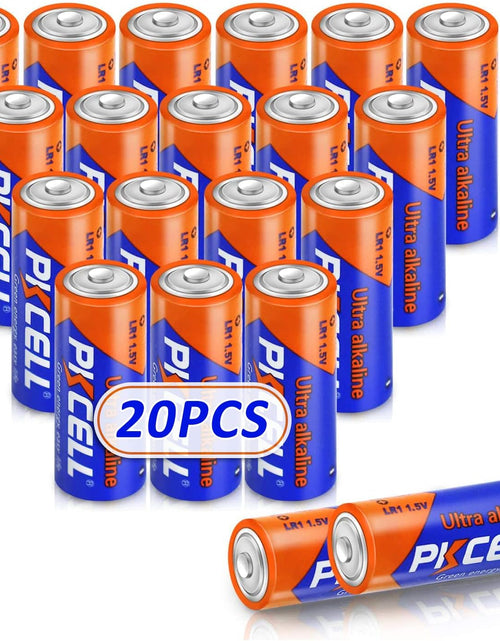 Load image into Gallery viewer, 20 Counts 1.5V LR1/MN9100/E90/N Size Alkaline Batteries,Leak-Proof Batteries,High Performance and Powerful Batteries,Suitable for All Kinds of Electronic Equipment
