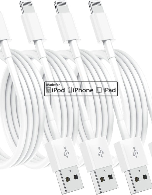 Load image into Gallery viewer, 4Pack [Apple Mfi Certified] Lightning Cable 3Ft, Apple Lightning to USB Cable 3 Foot, Iphone Charger Cord Fast Charging Cable Compatible Apple Iphone 13/12/11 Pro Max Xs X XR 8 7 Ipad and More (White
