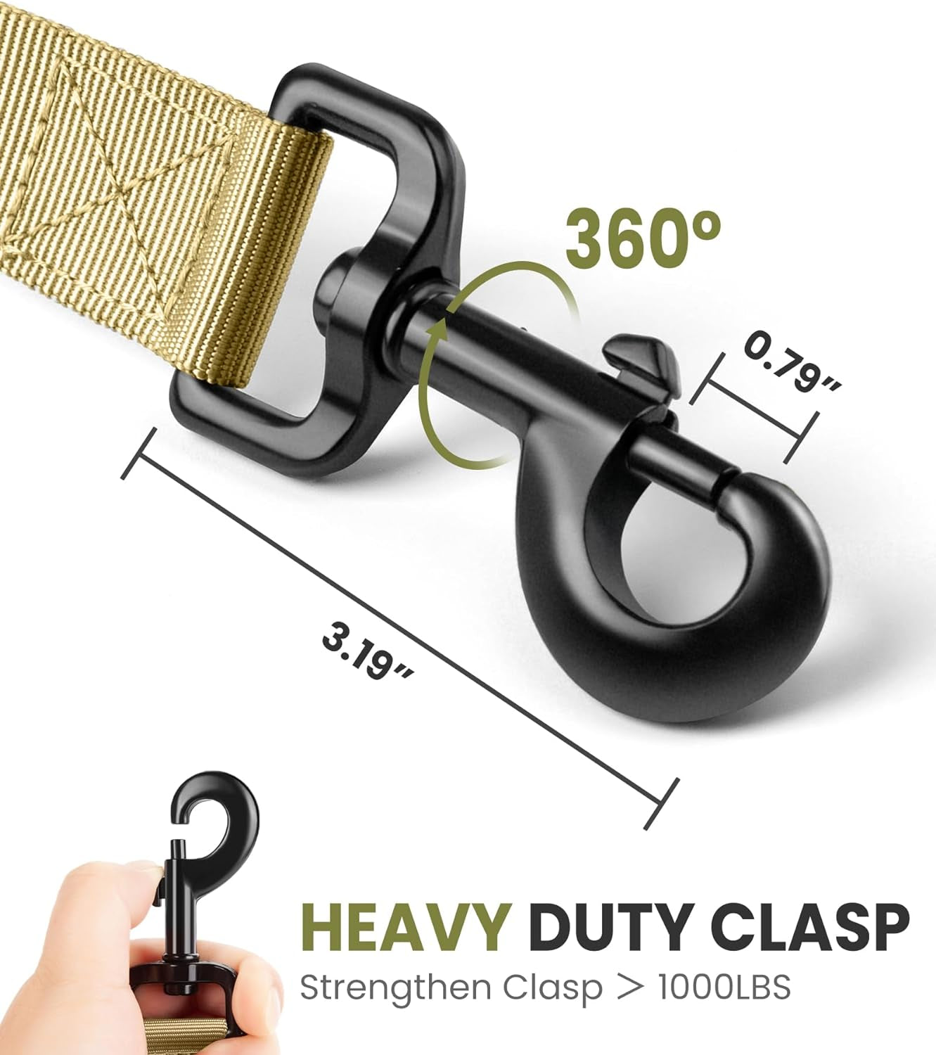 Bungee Dog Leash, Improved Dog Safety & Comfort